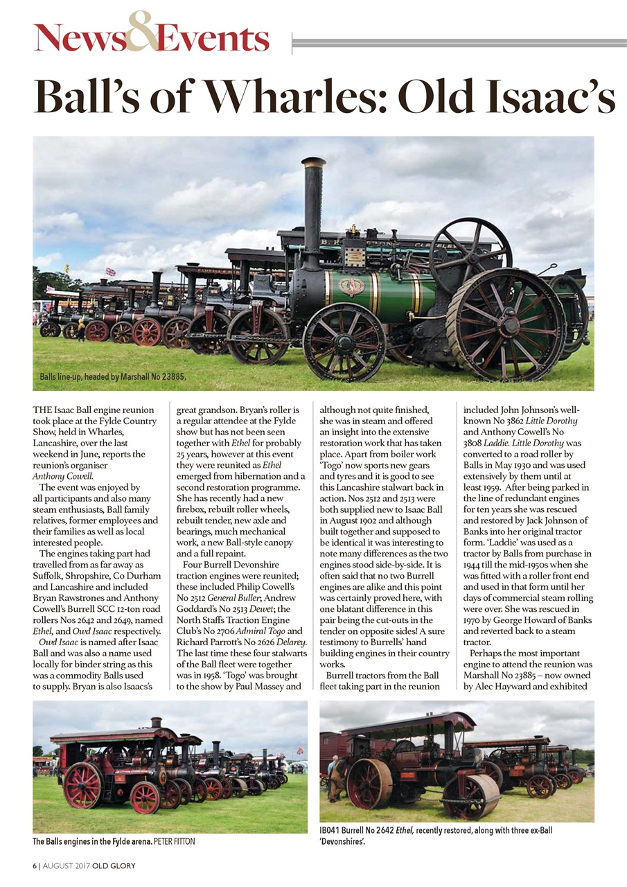 Old Glory Magazine Preview Pages