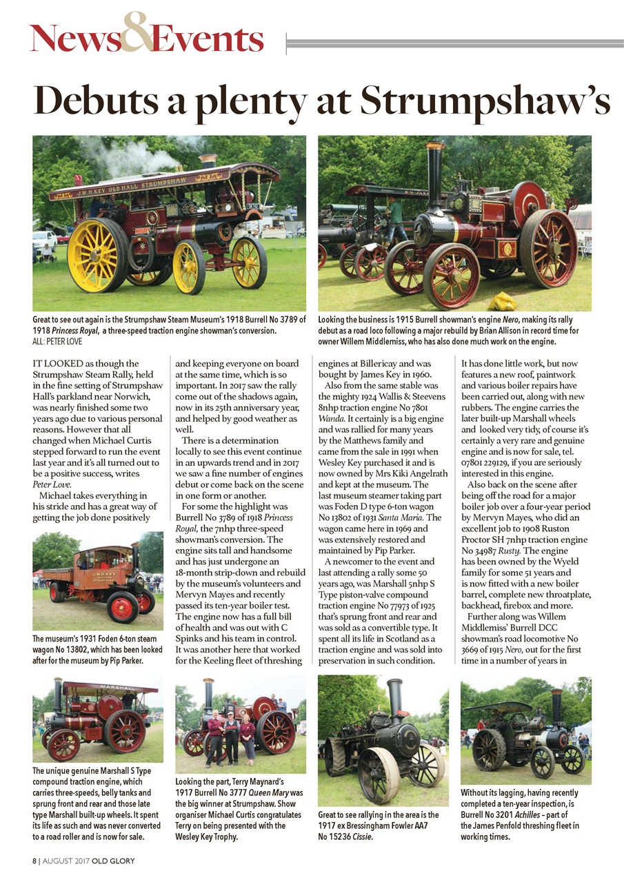 Old Glory Magazine Preview Pages