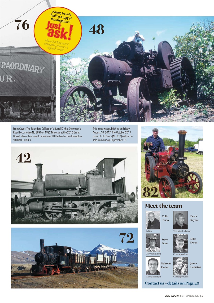 Old Glory Magazine Preview Pages