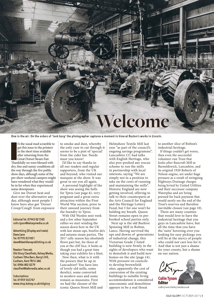 Old Glory Magazine Preview Pages