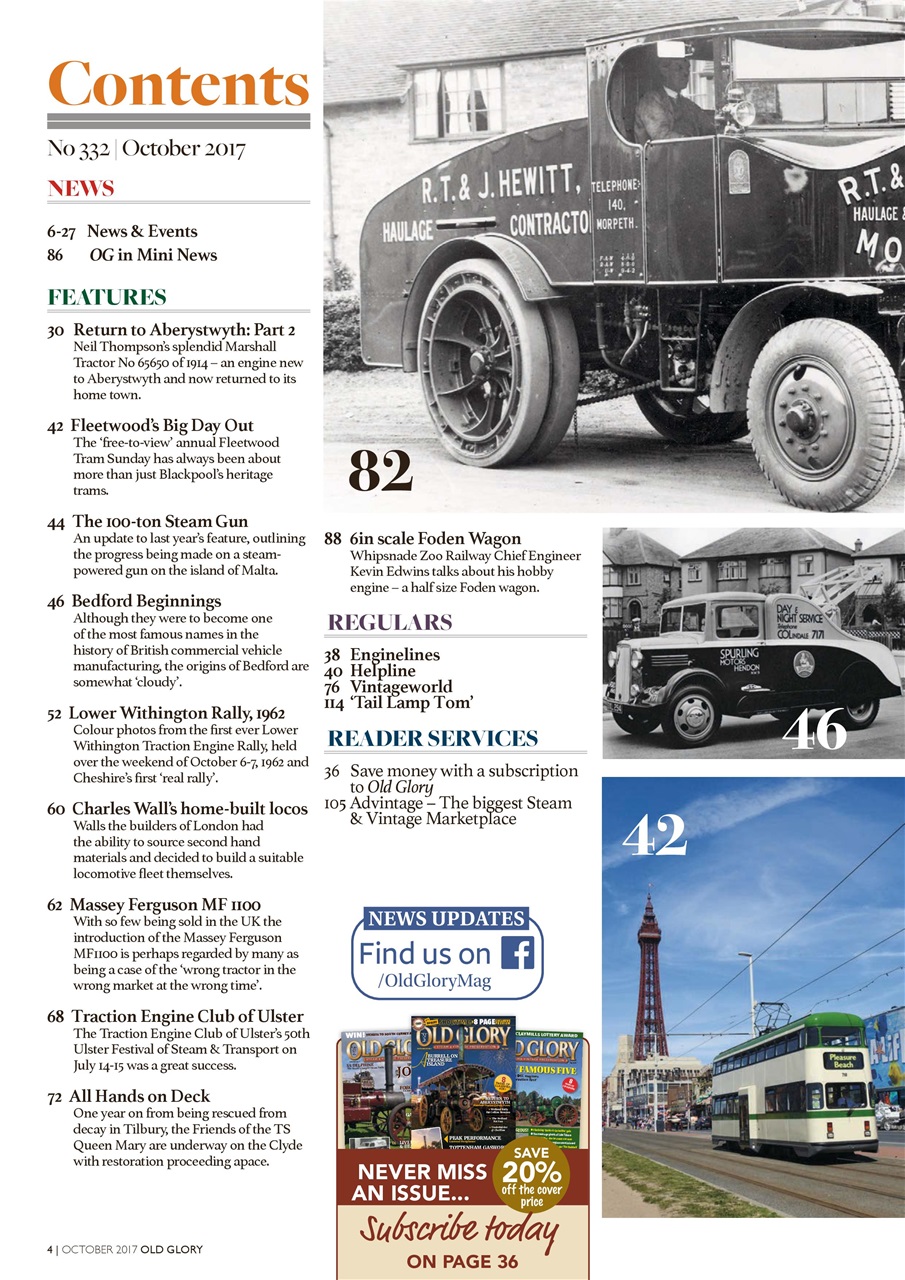 Old Glory Magazine Preview Pages