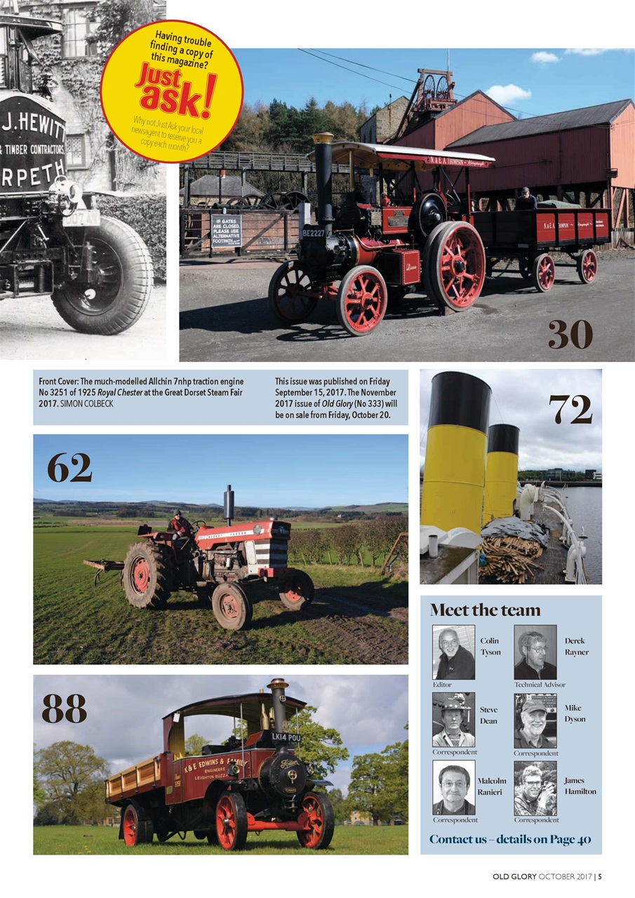 Old Glory Magazine Preview Pages