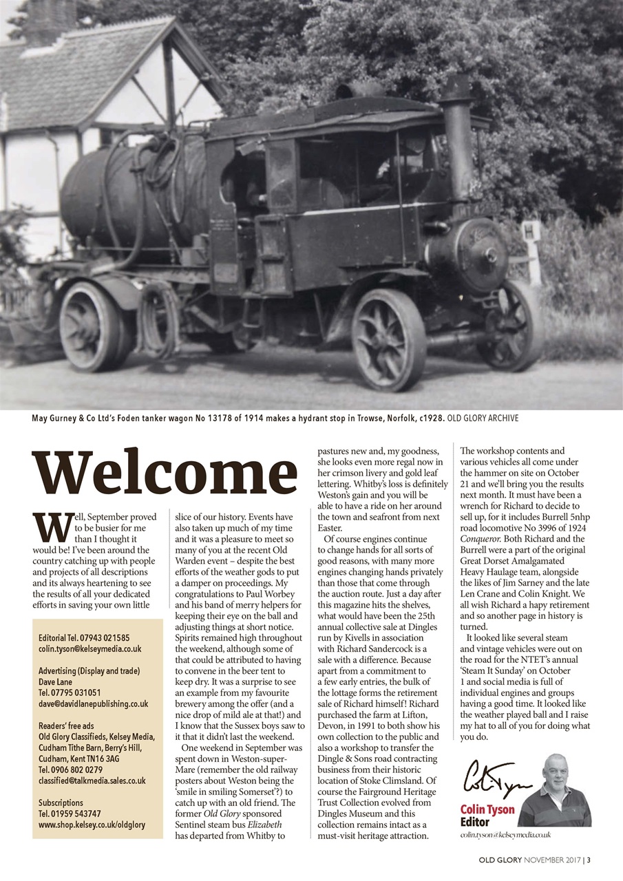 Old Glory Magazine Preview Pages