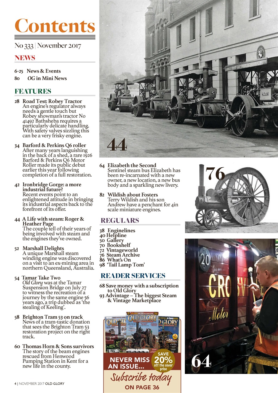 Old Glory Magazine Preview Pages