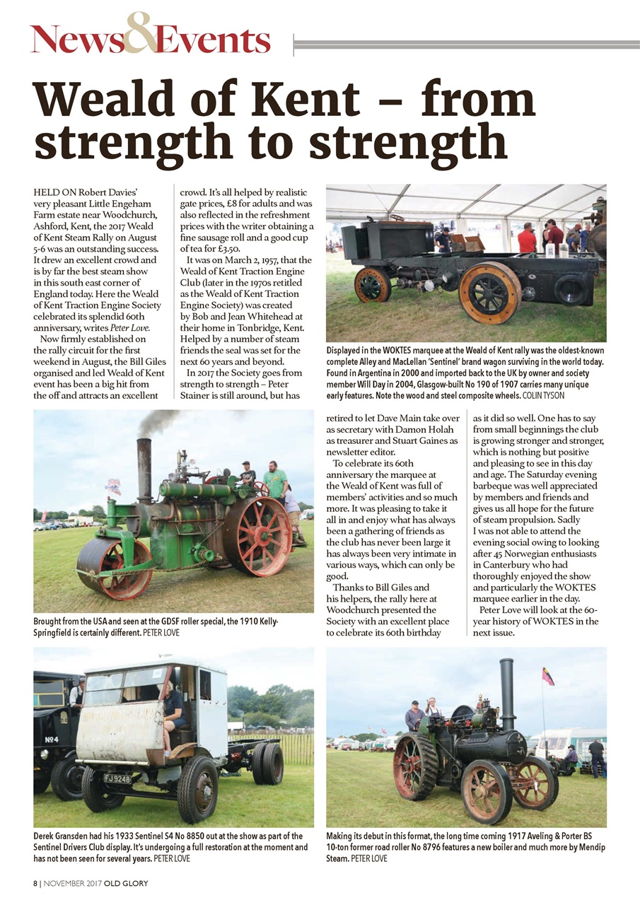 Old Glory Magazine Preview Pages