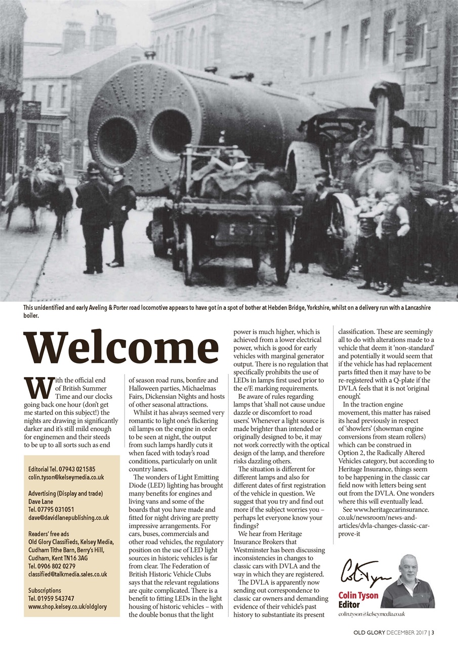 Old Glory Magazine Preview Pages