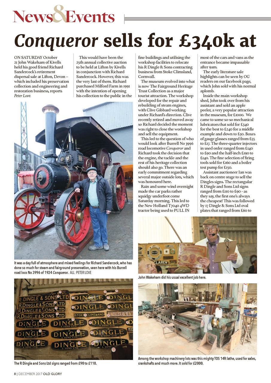 Old Glory Magazine Preview Pages