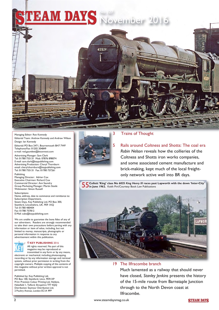 Steam Days Preview Pages