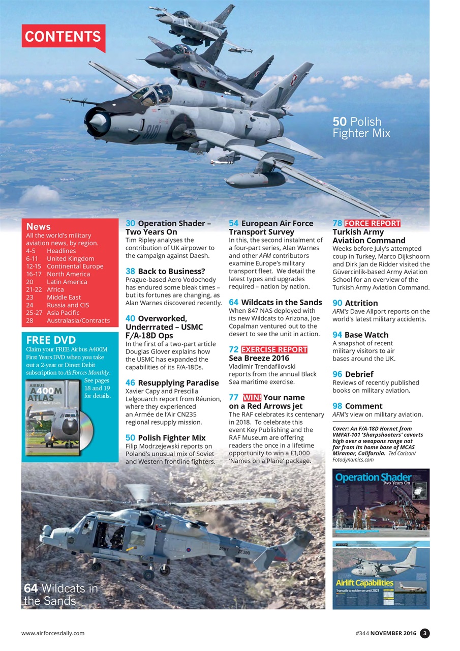 AirForces Monthly Preview Pages
