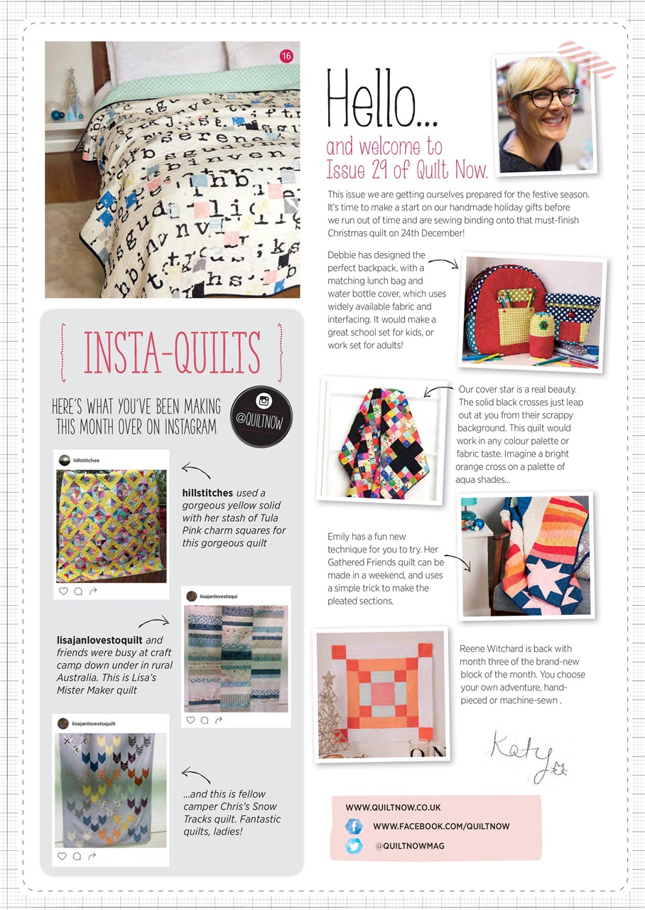 Quilt Now Preview Pages