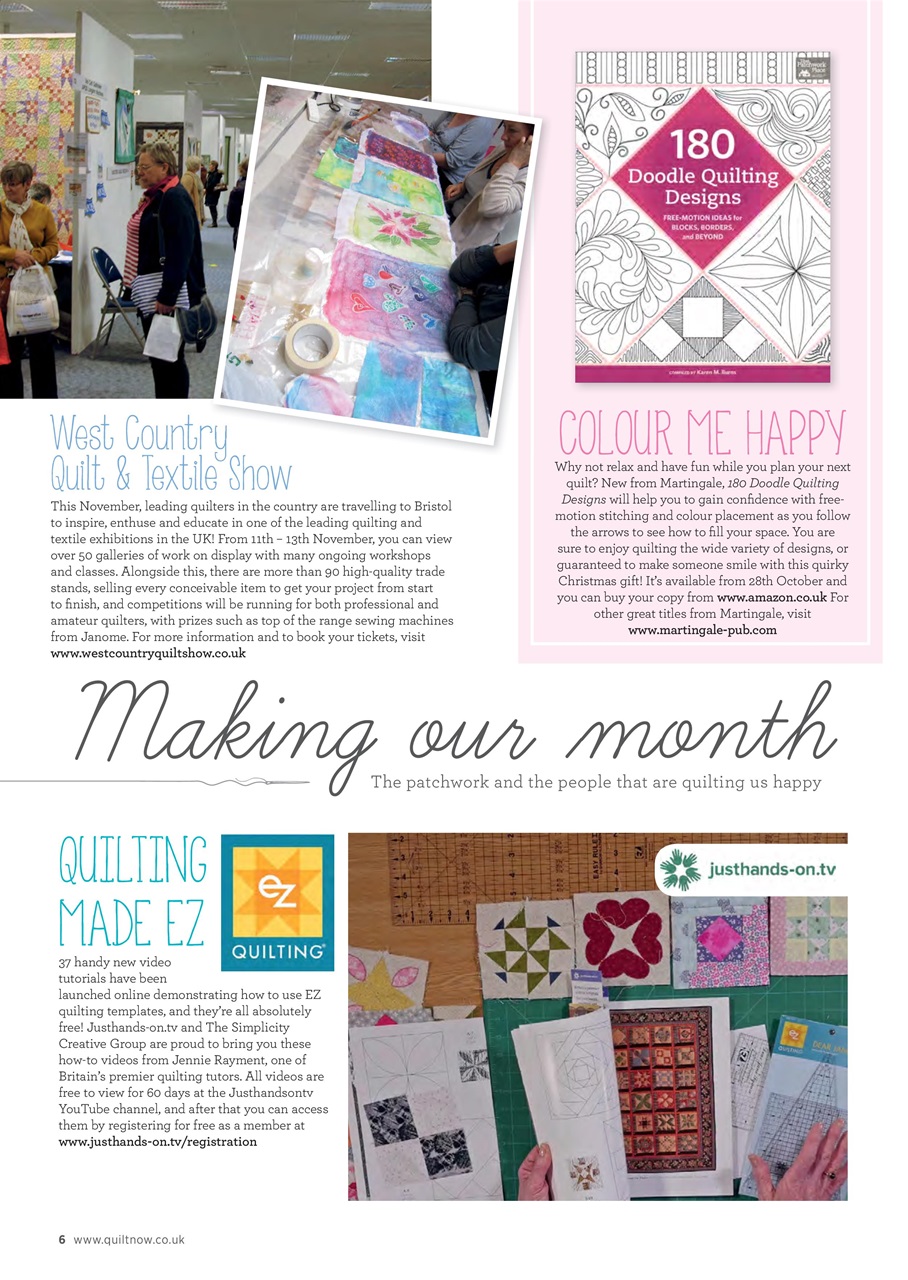 Quilt Now Preview Pages
