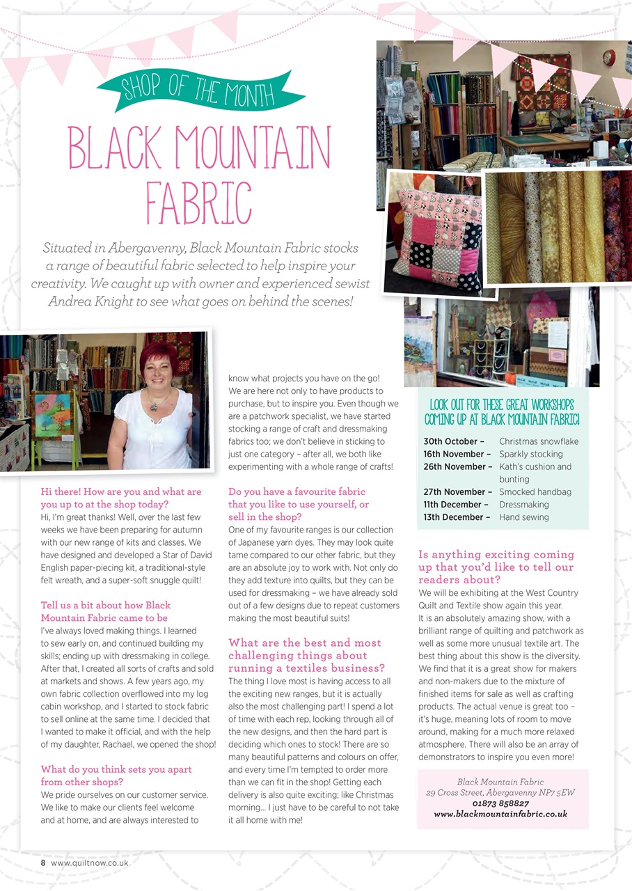 Quilt Now Preview Pages