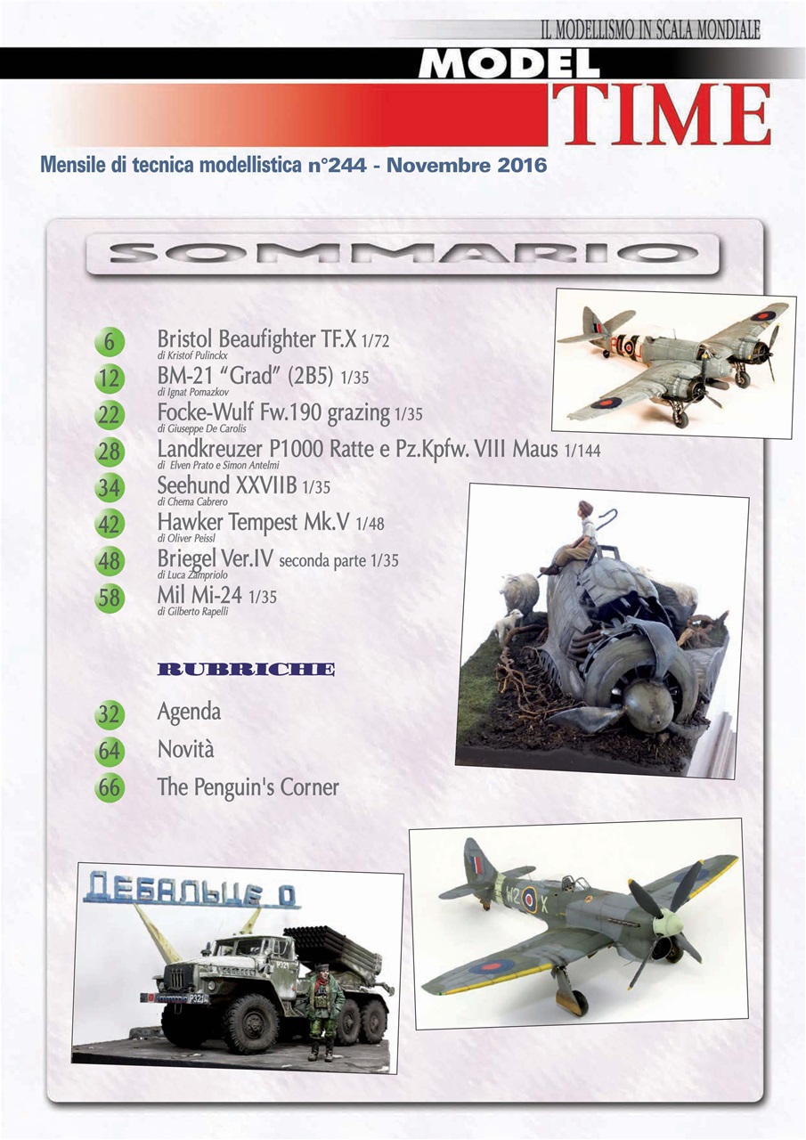 Model Time Preview Pages