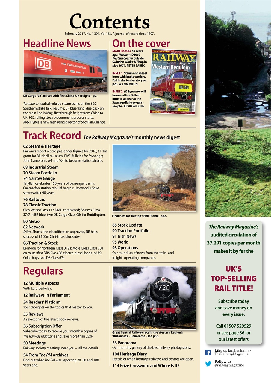 Railway Magazine Preview Pages