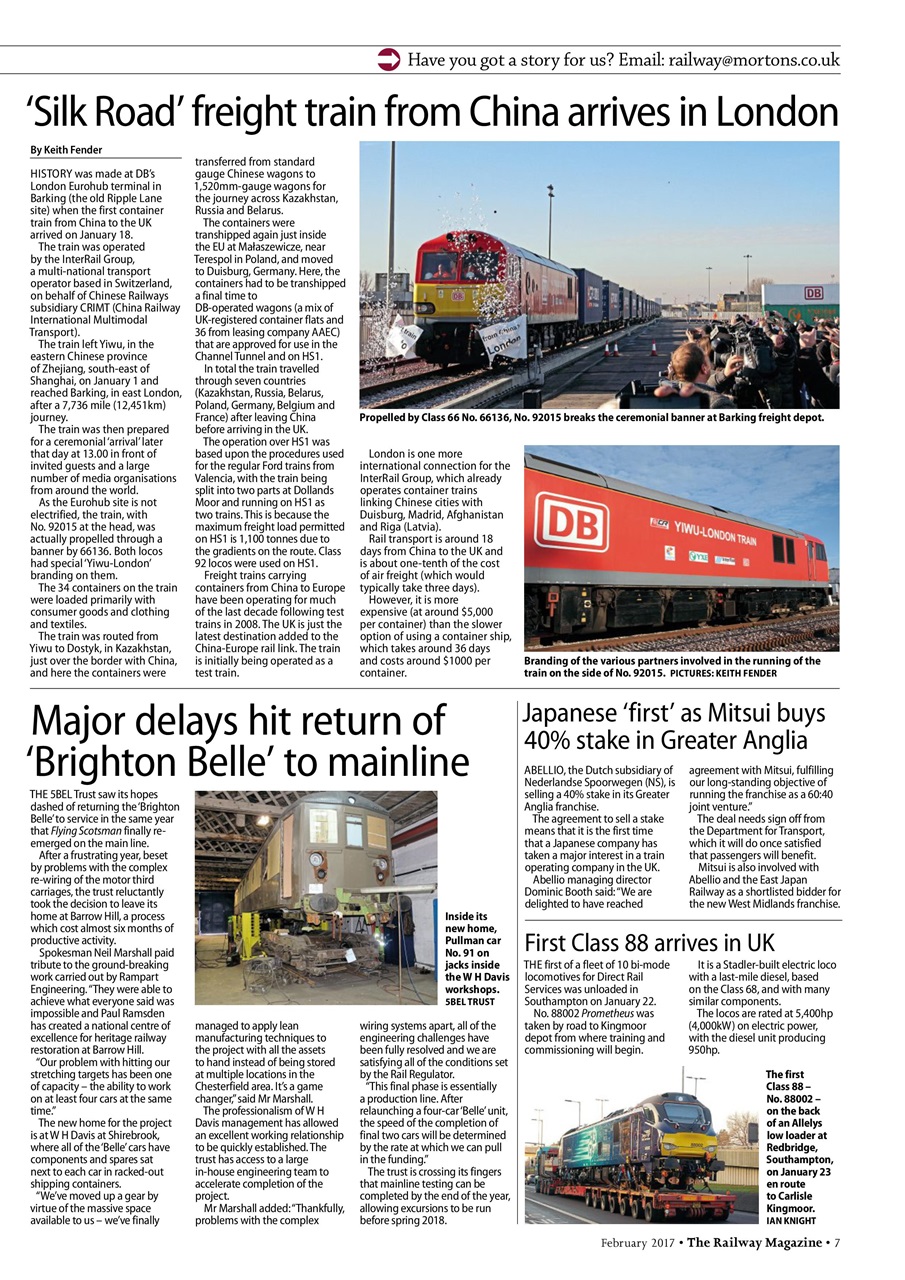 Railway Magazine Preview Pages