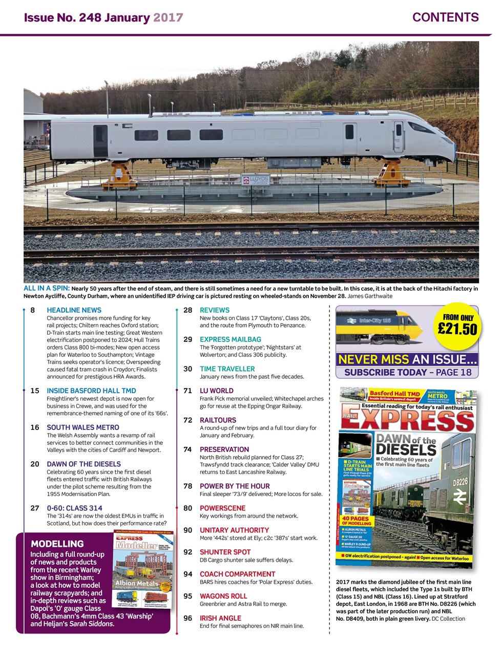 Rail Express Preview Pages