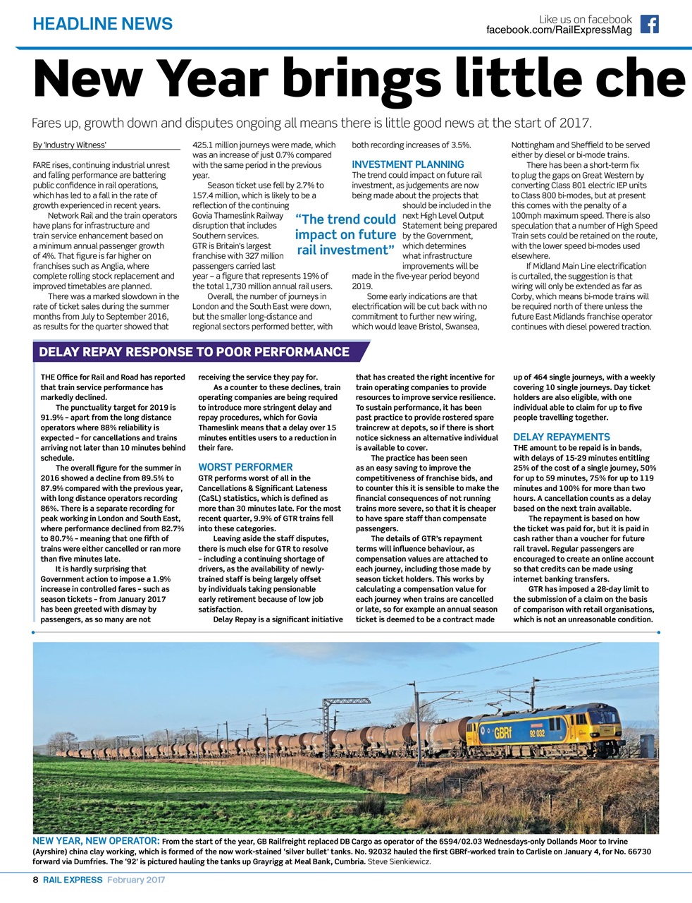 Rail Express Preview Pages