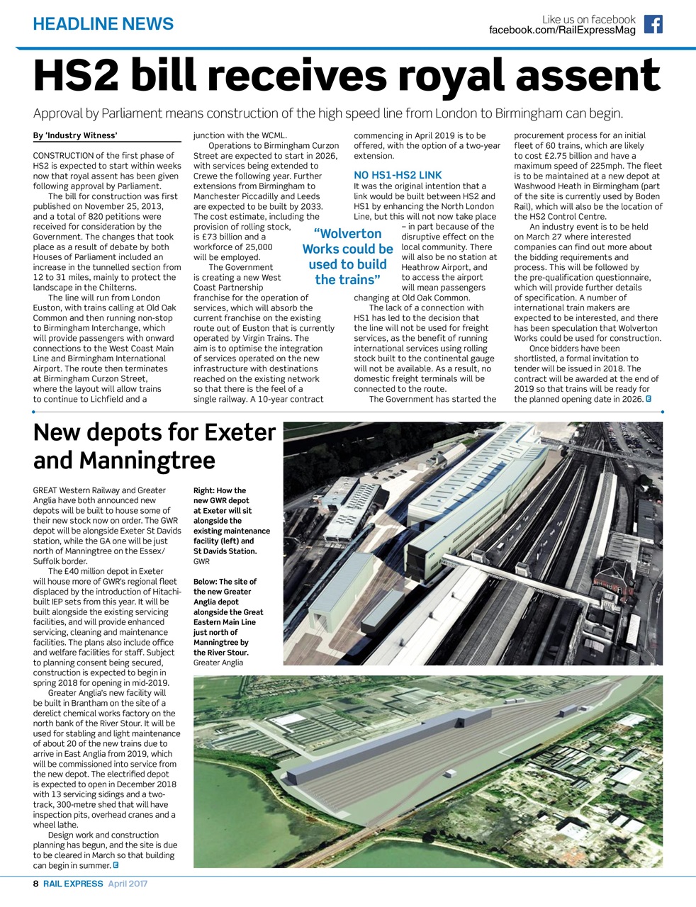 Rail Express Preview Pages