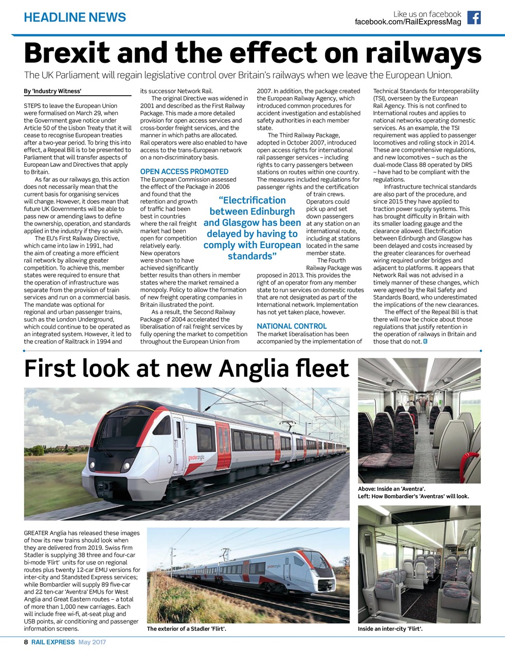 Rail Express Preview Pages