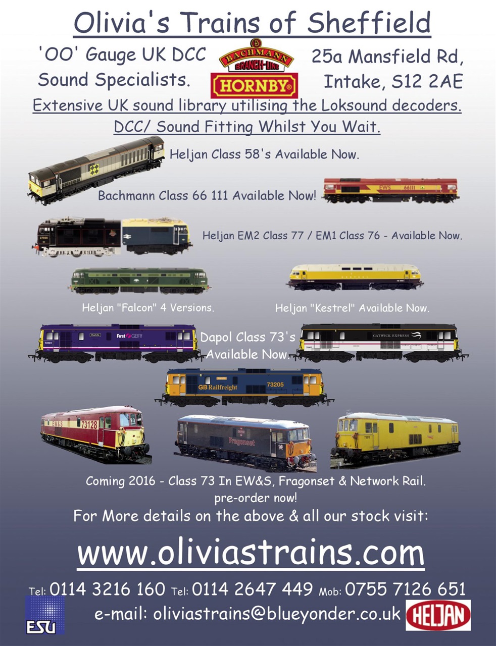 Rail Express Preview Pages