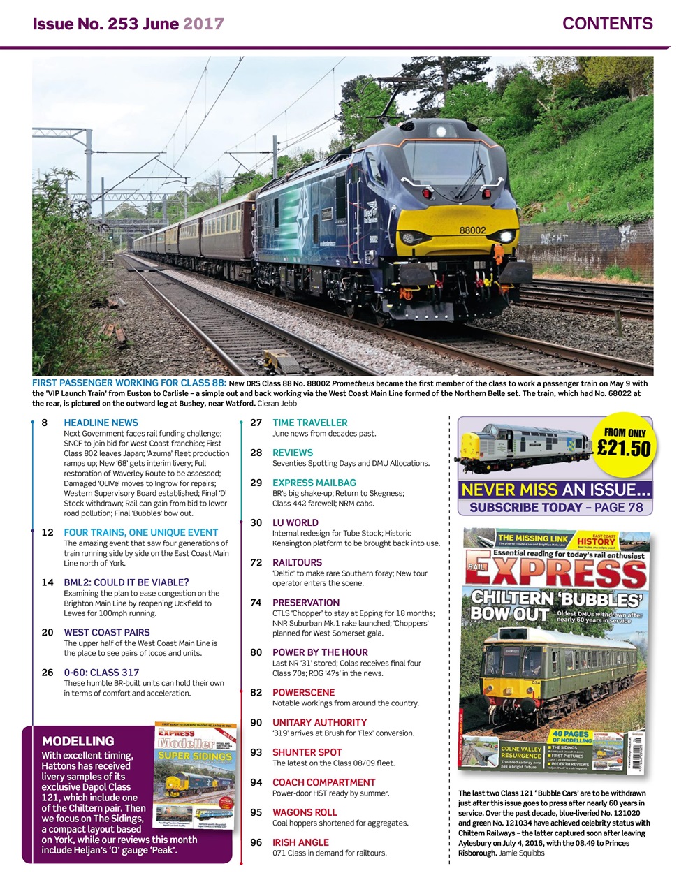 Rail Express Preview Pages