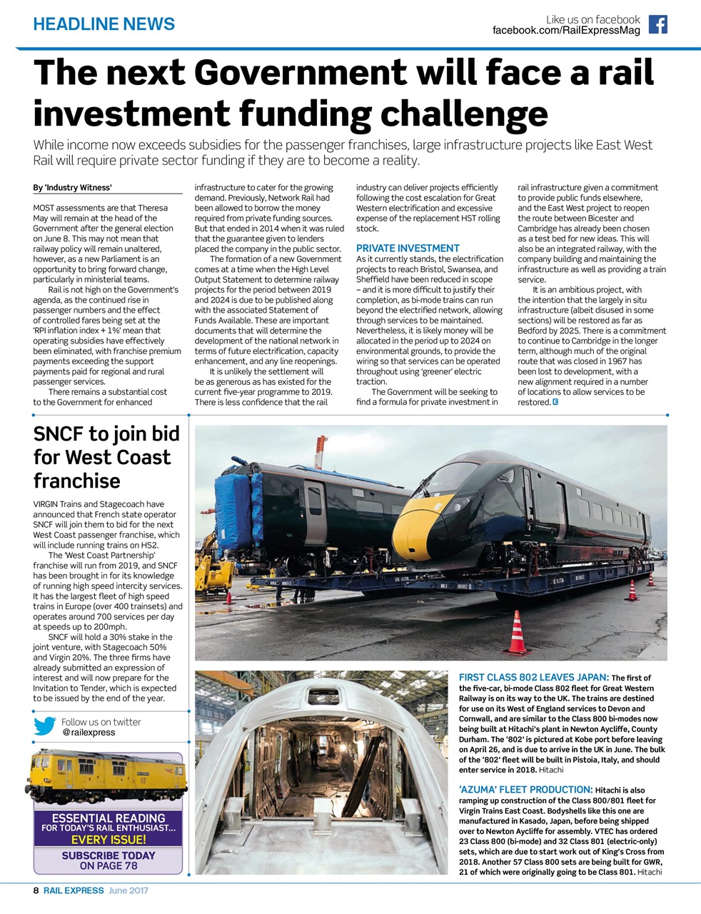 Rail Express Preview Pages