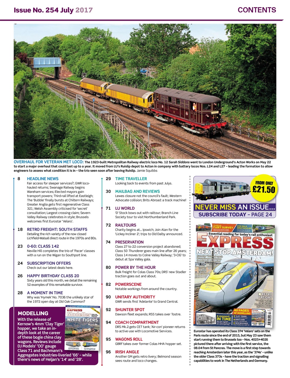 Rail Express Preview Pages