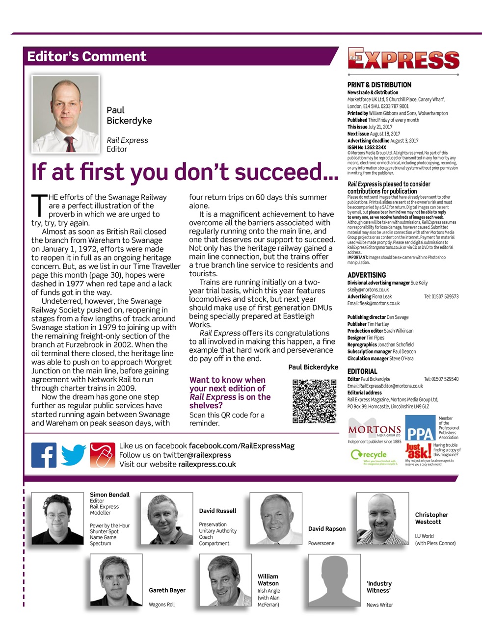 Rail Express Preview Pages