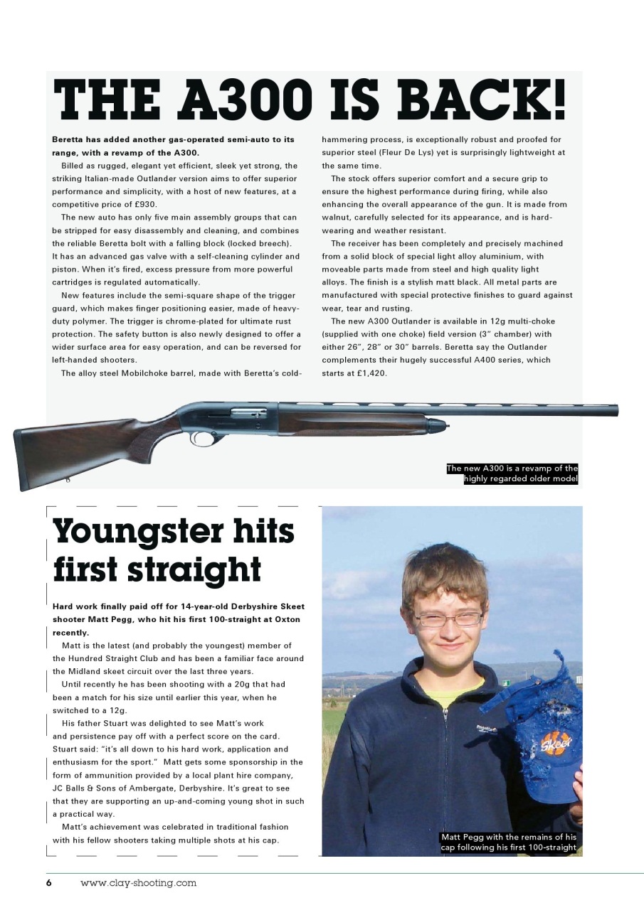Clay Shooting Preview Pages