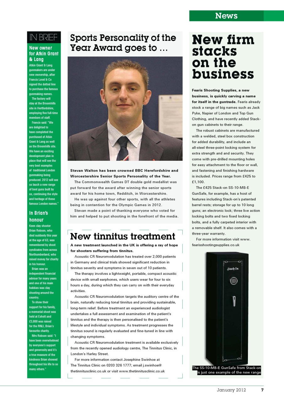 Clay Shooting Preview Pages