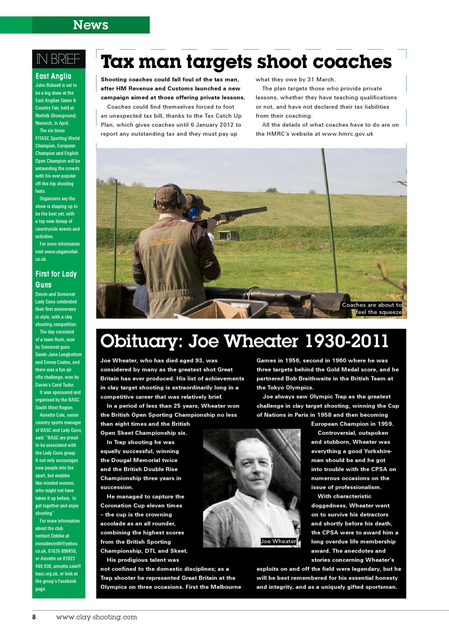 Clay Shooting Preview Pages
