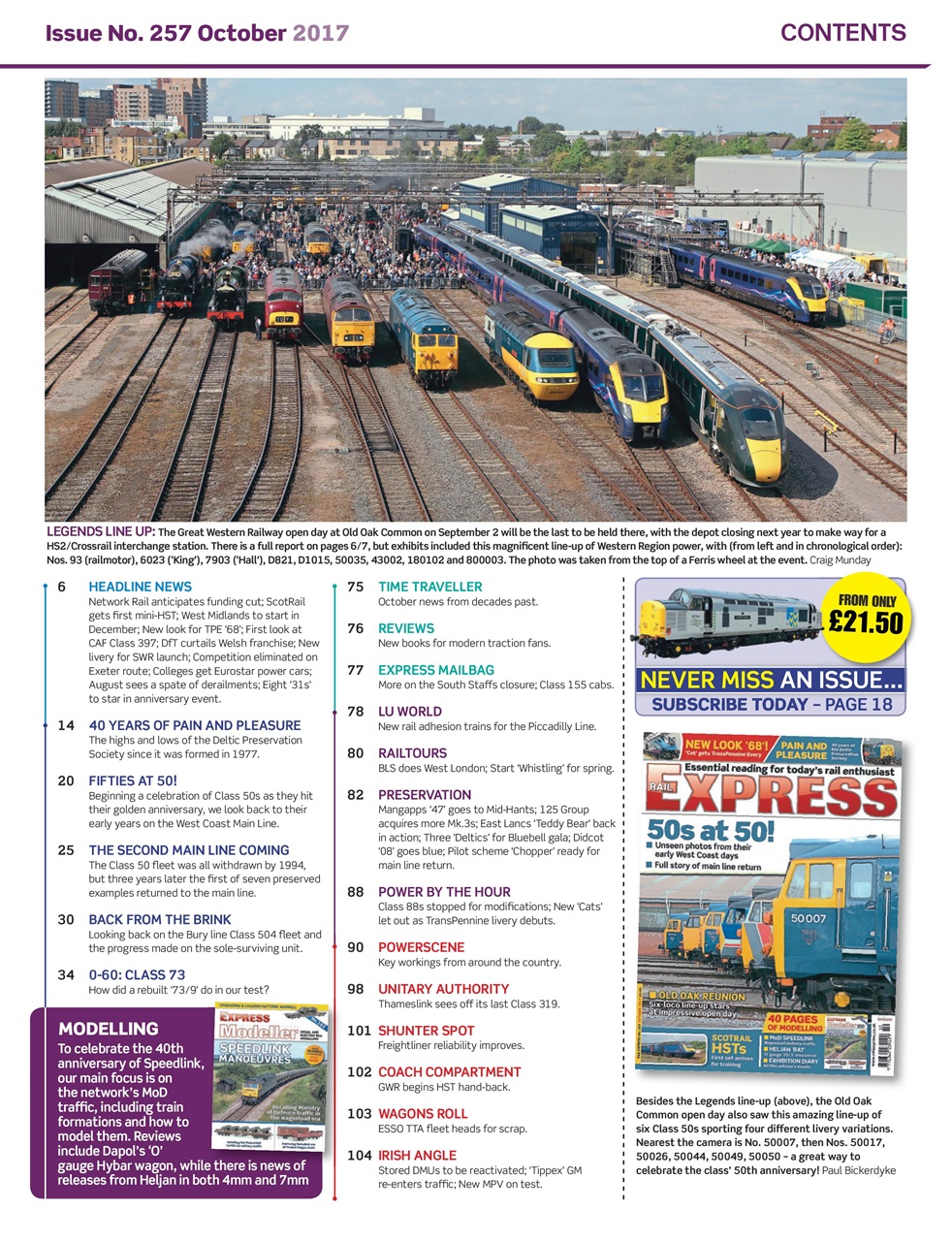 Rail Express Preview Pages