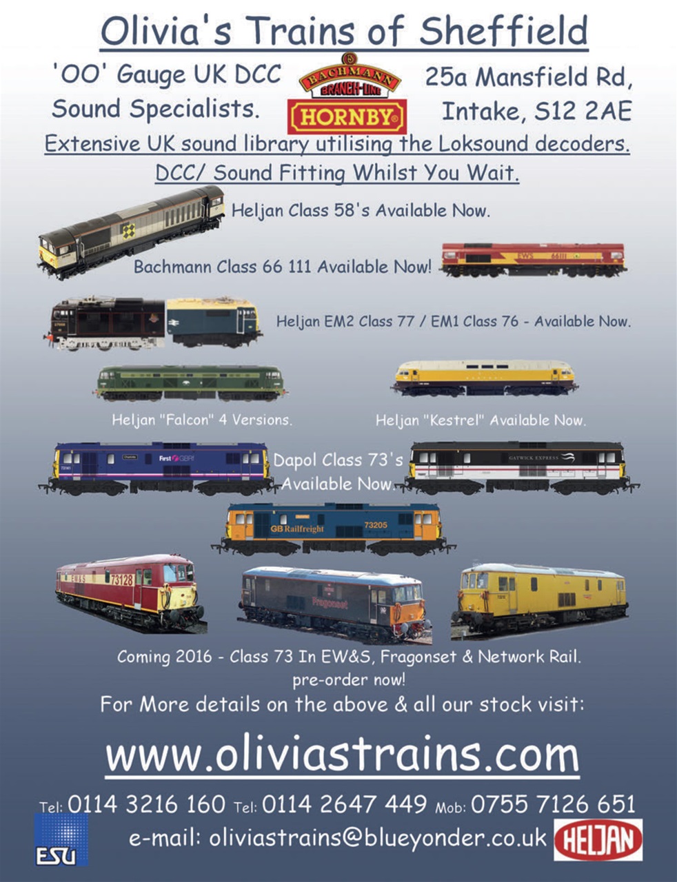 Rail Express Preview Pages