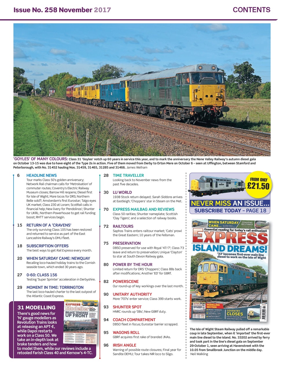 Rail Express Preview Pages