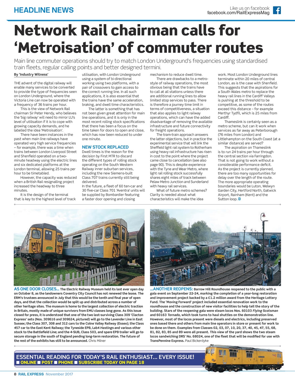 Rail Express Preview Pages