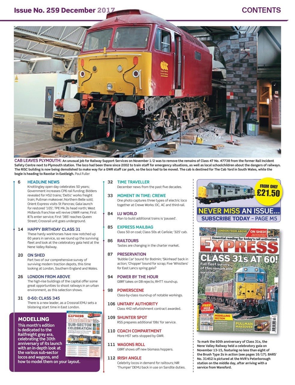 Rail Express Preview Pages
