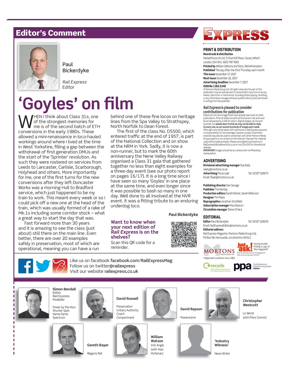 Rail Express Preview Pages