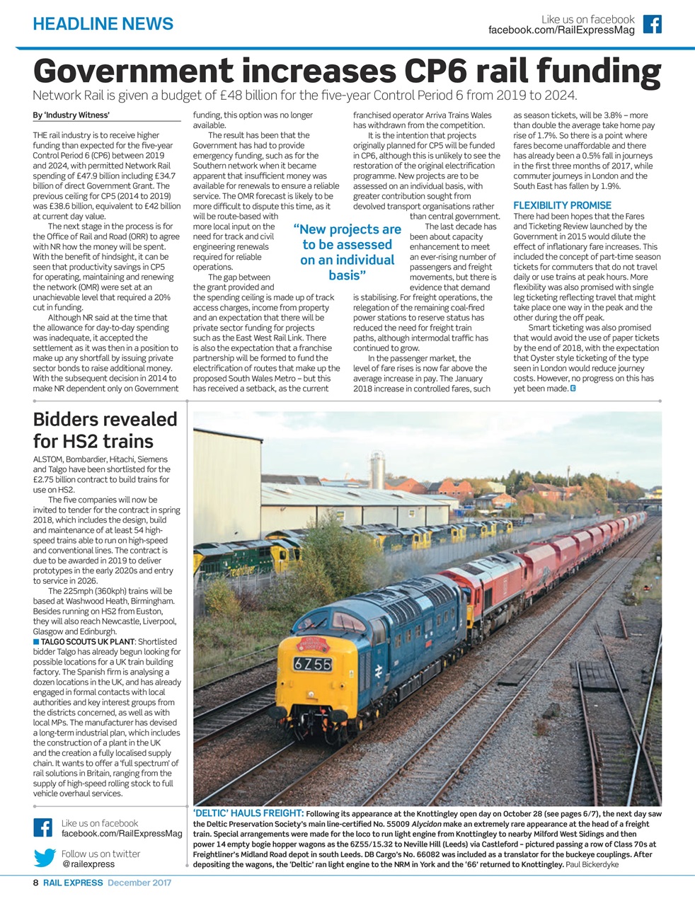 Rail Express Preview Pages