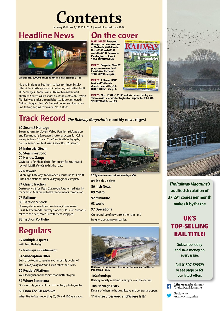 Railway Magazine Preview Pages