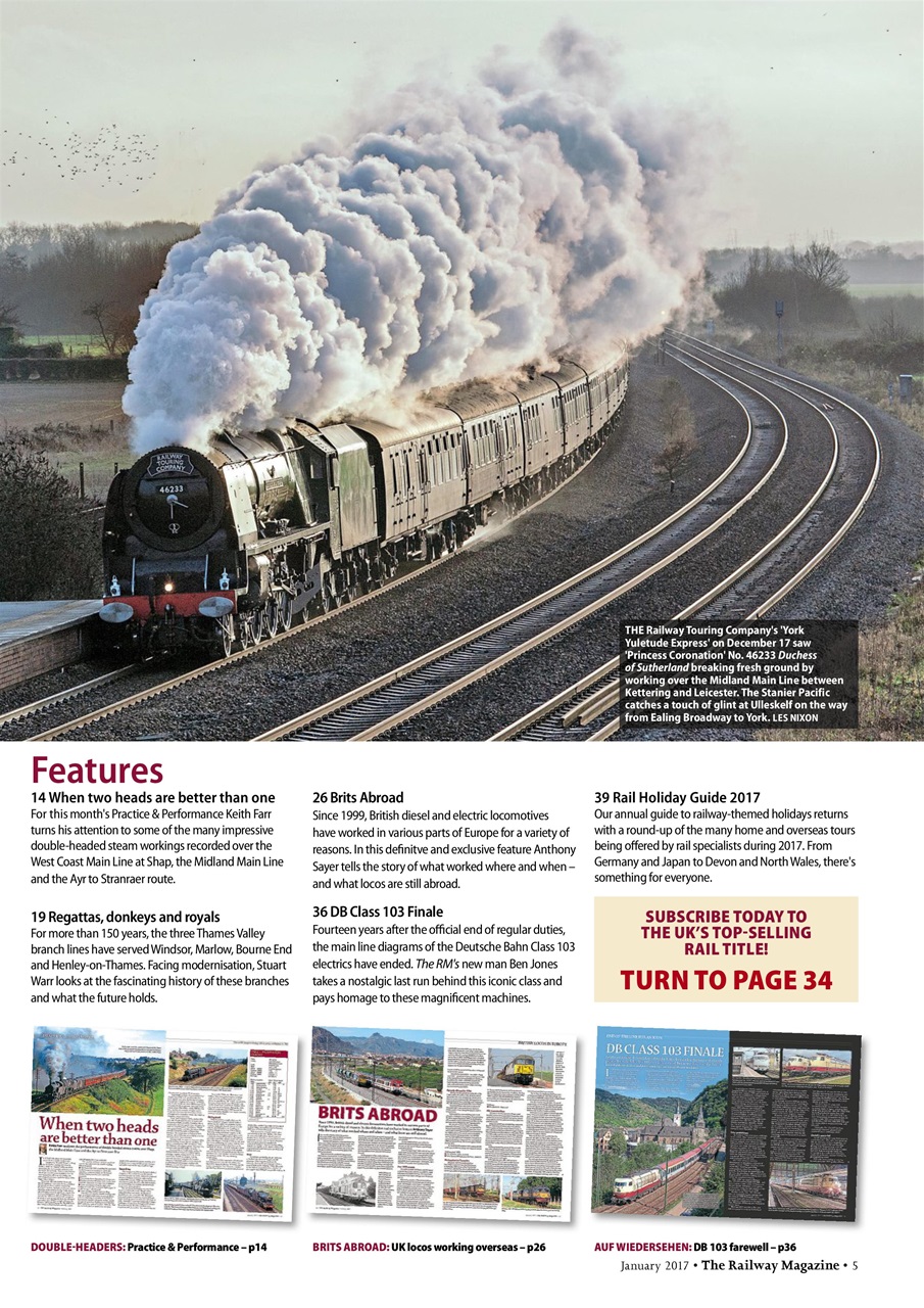 Railway Magazine Preview Pages