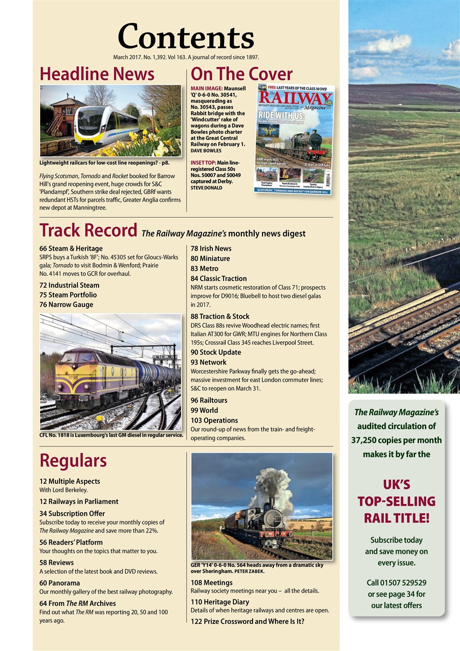 Railway Magazine Preview Pages
