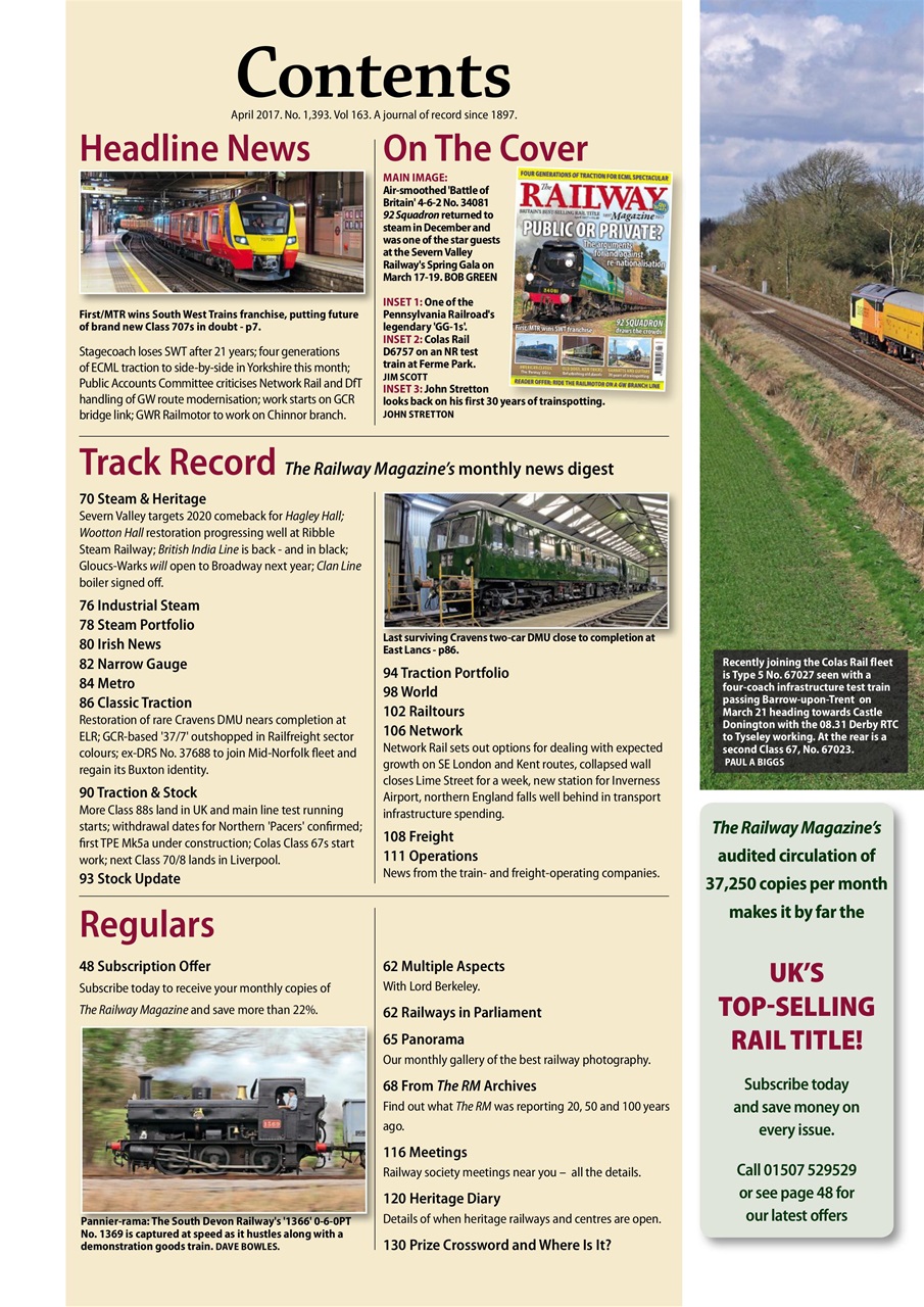 Railway Magazine Preview Pages