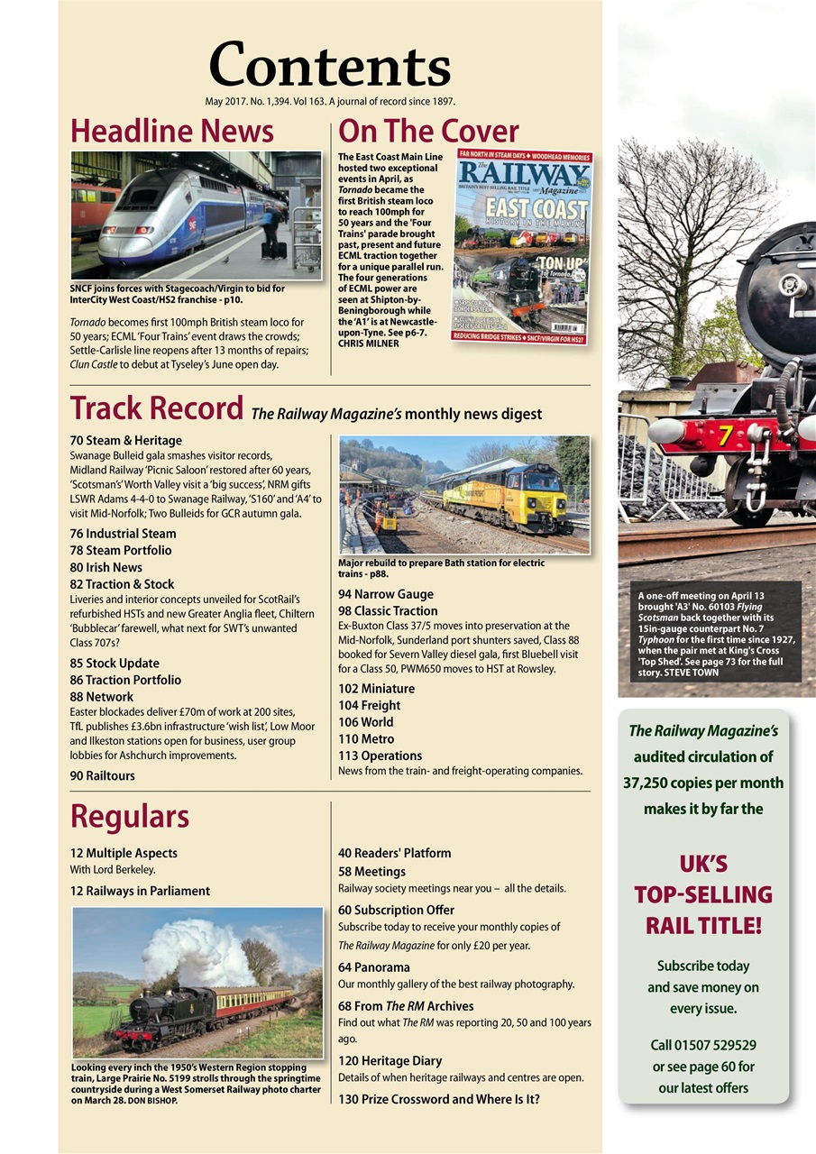 Railway Magazine Preview Pages