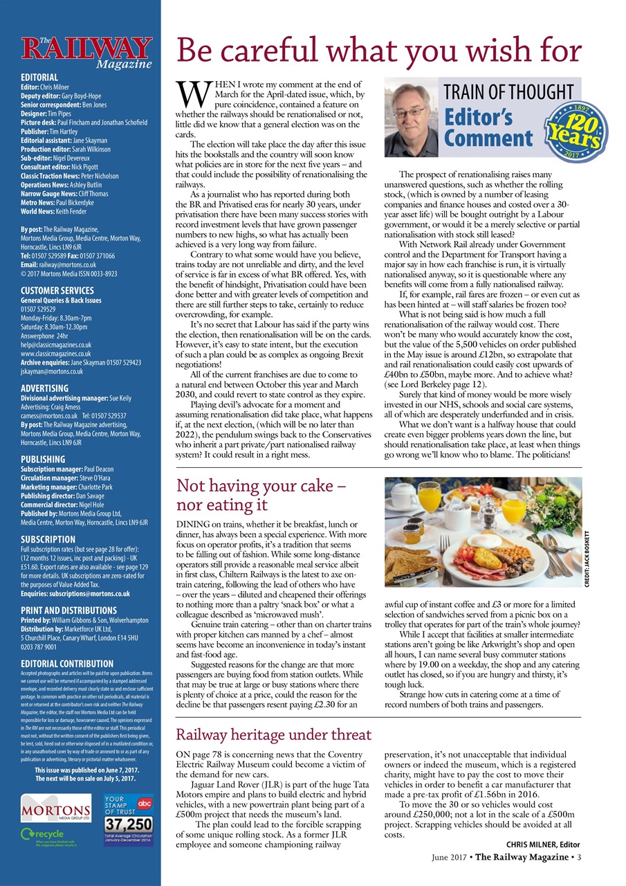 Railway Magazine Preview Pages