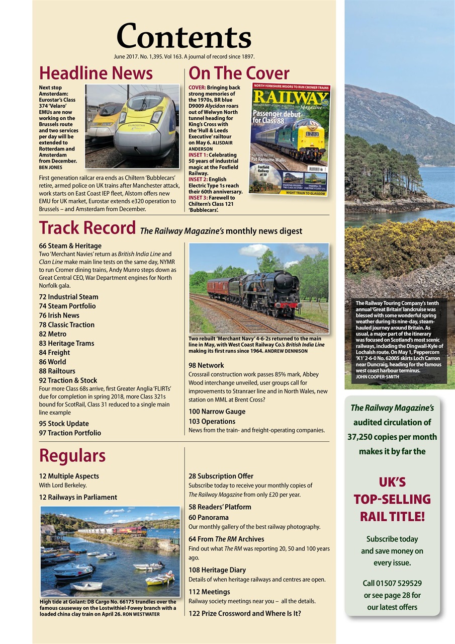 Railway Magazine Preview Pages