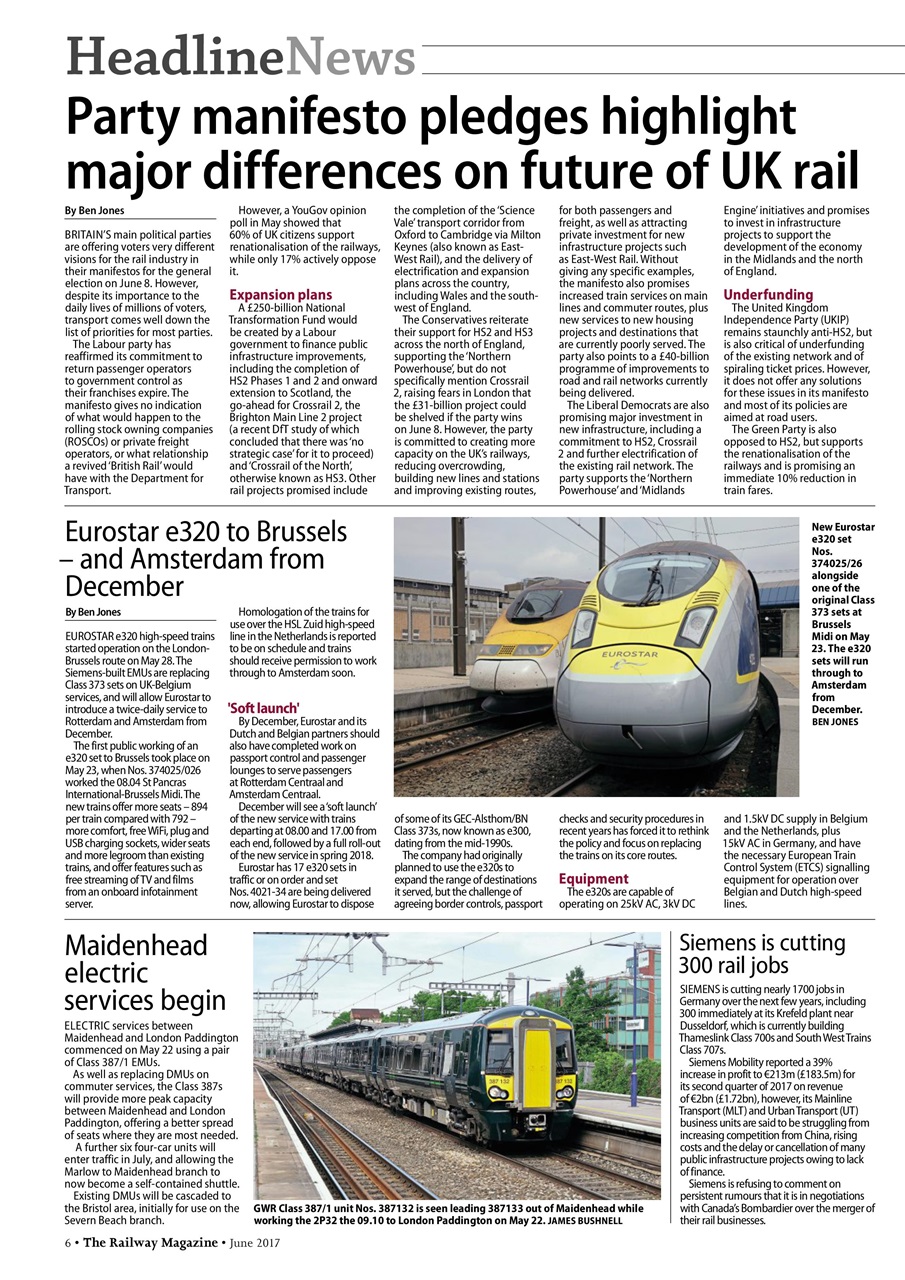 Railway Magazine Preview Pages