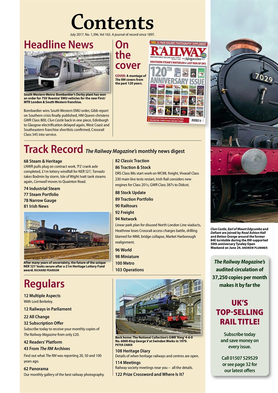 Railway Magazine Preview Pages