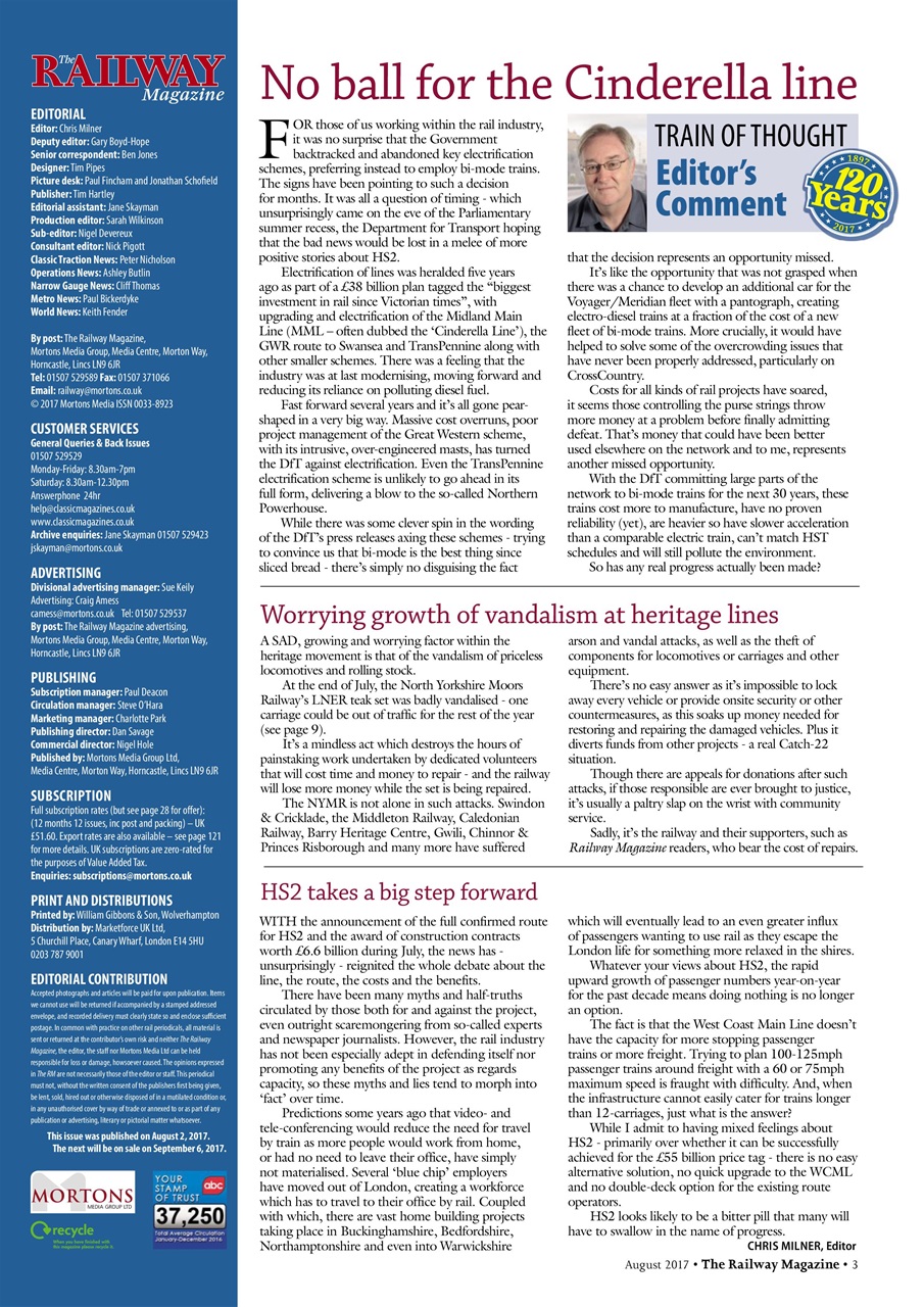 Railway Magazine Preview Pages