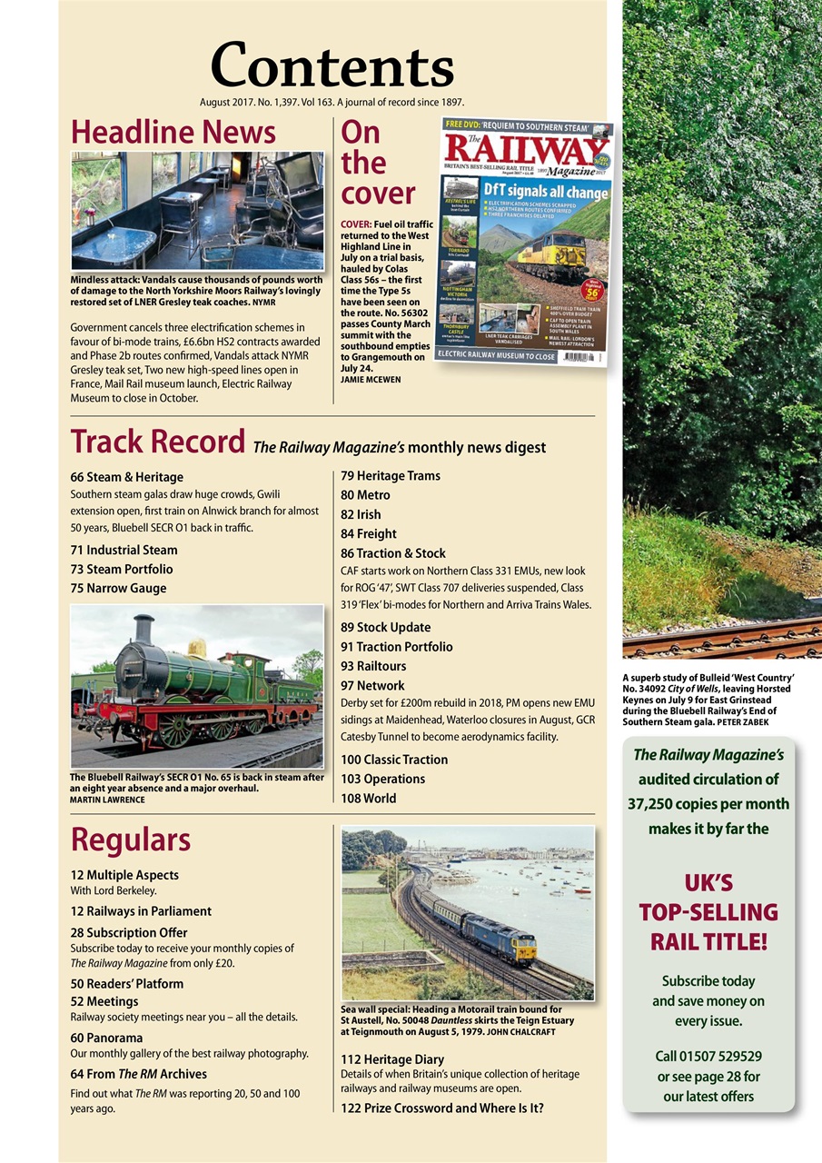 Railway Magazine Preview Pages