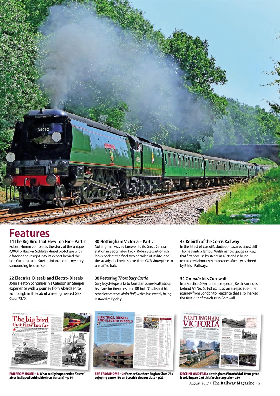 Railway Magazine Preview Pages